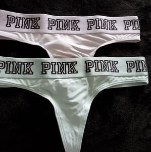 Victoria secret pink thongs